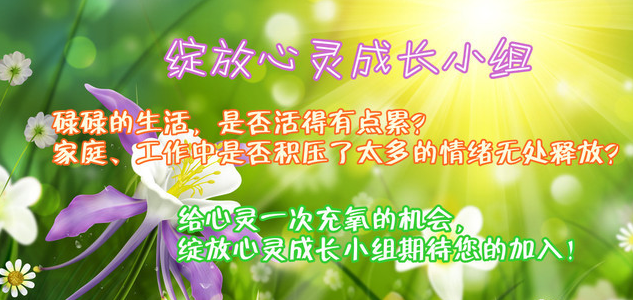 润心绽放心灵成长小组